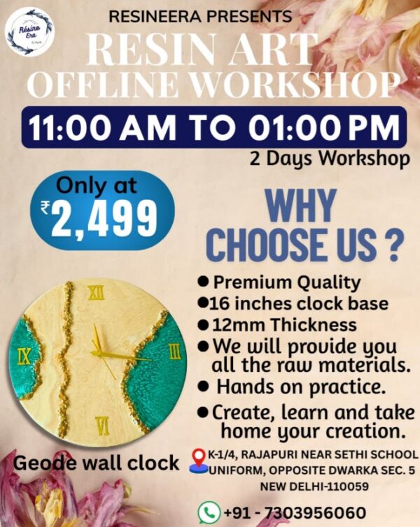 Resin Art Workshop Mother's Day Special | By Résine Era - Rajapuri, New Delhi - Image 2